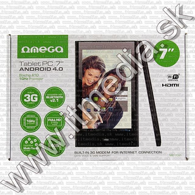 Image of OMEGA Tablet 7col MID7031+3G ANDROID 4.0 (41551) (IT8328)